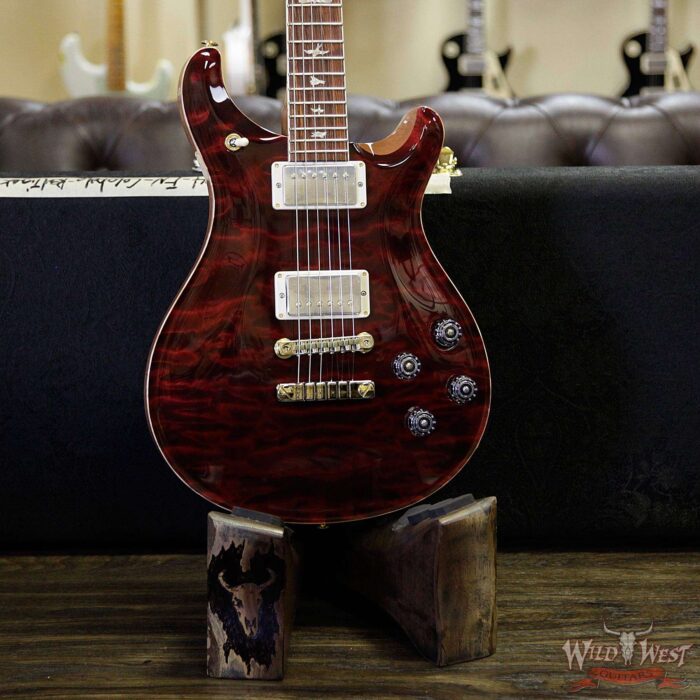 PRS Wood Library 10 Top Quilt Maple Top McCarty 594 Flame Maple Neck Cocobolo Board Red Tiger - Image 10