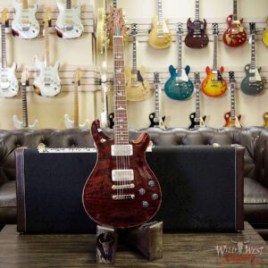 PRS Wood Library 10 Top Quilt Maple Top McCarty 594 Flame Maple Neck Cocobolo Board Red Tiger - Image 11