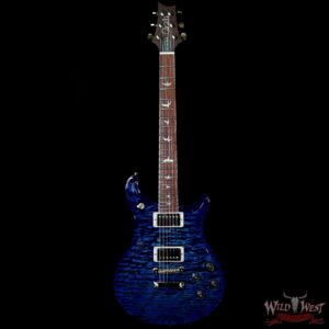 PRS Wood Library 10 Top 1-Piece Quilt Top McCarty 594 Flame Maple Neck Cocobolo Board River Blue - Image 5