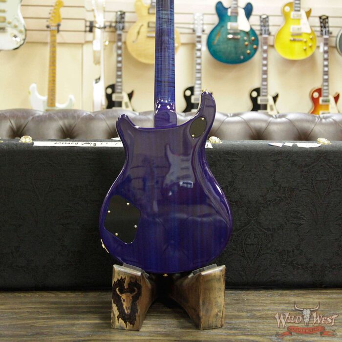 PRS Wood Library 10 Top 1-Piece Quilt Top McCarty 594 Flame Maple Neck Cocobolo Board River Blue - Image 15