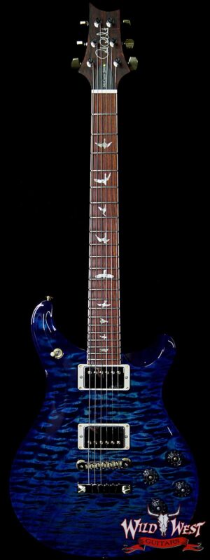 PRS Wood Library 10 Top 1-Piece Quilt Top McCarty 594 Flame Maple Neck Cocobolo Board River Blue