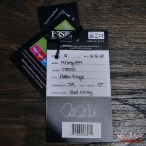 PRS Wood Library Quilt 10 Top McCarty 594 Brazilian Rosewood Fingerboard Grey Black Fade - Image 12