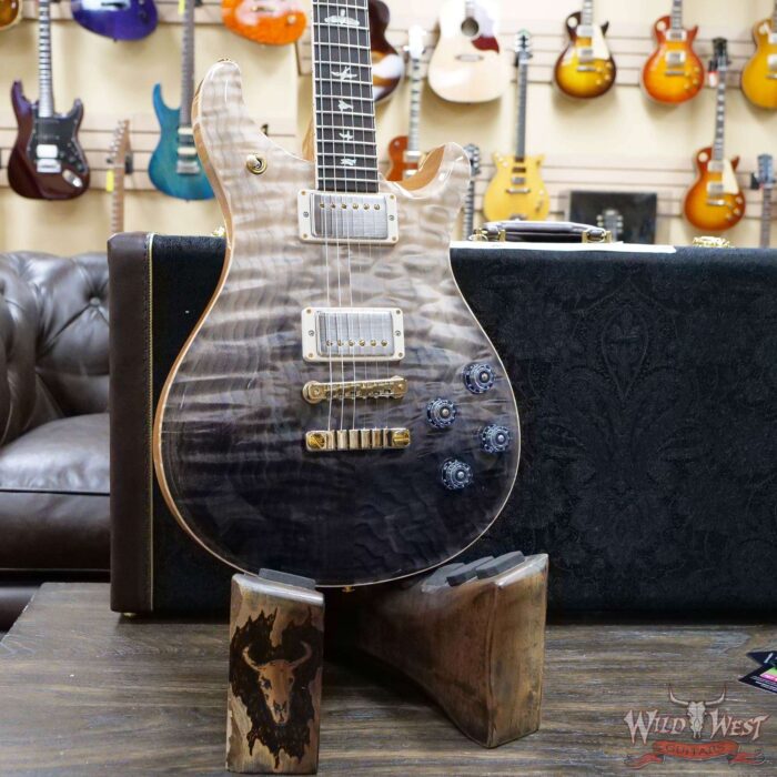 PRS Wood Library Quilt 10 Top McCarty 594 Brazilian Rosewood Fingerboard Grey Black Fade - Image 8