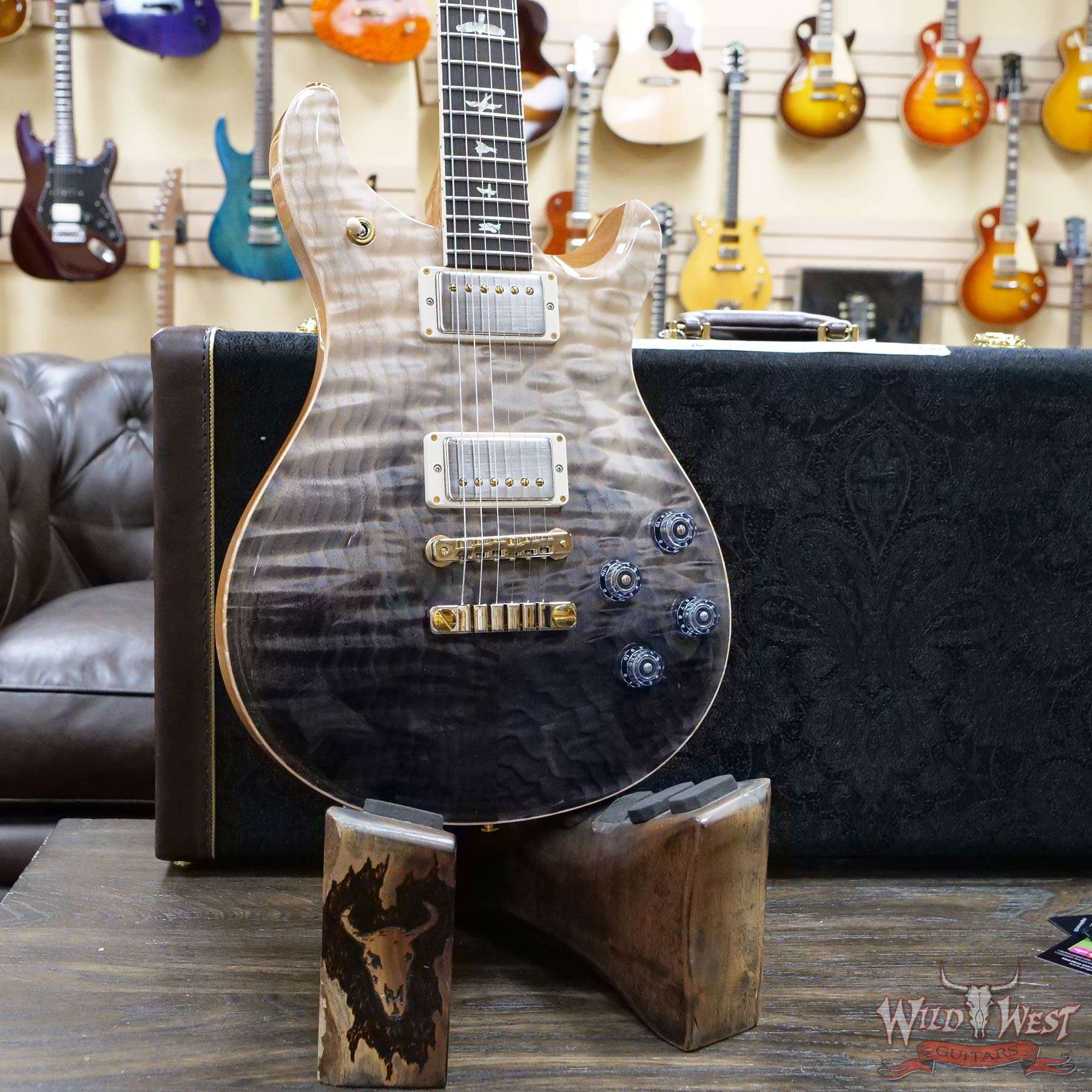 prs-wl-q10-mc594-greyblackfade-310010-d2__wwg.jpg PRS Wood Library Quilt 10 Top McCarty 594 Brazilian Rosewood Fingerboard Grey Black Fade - Image 8