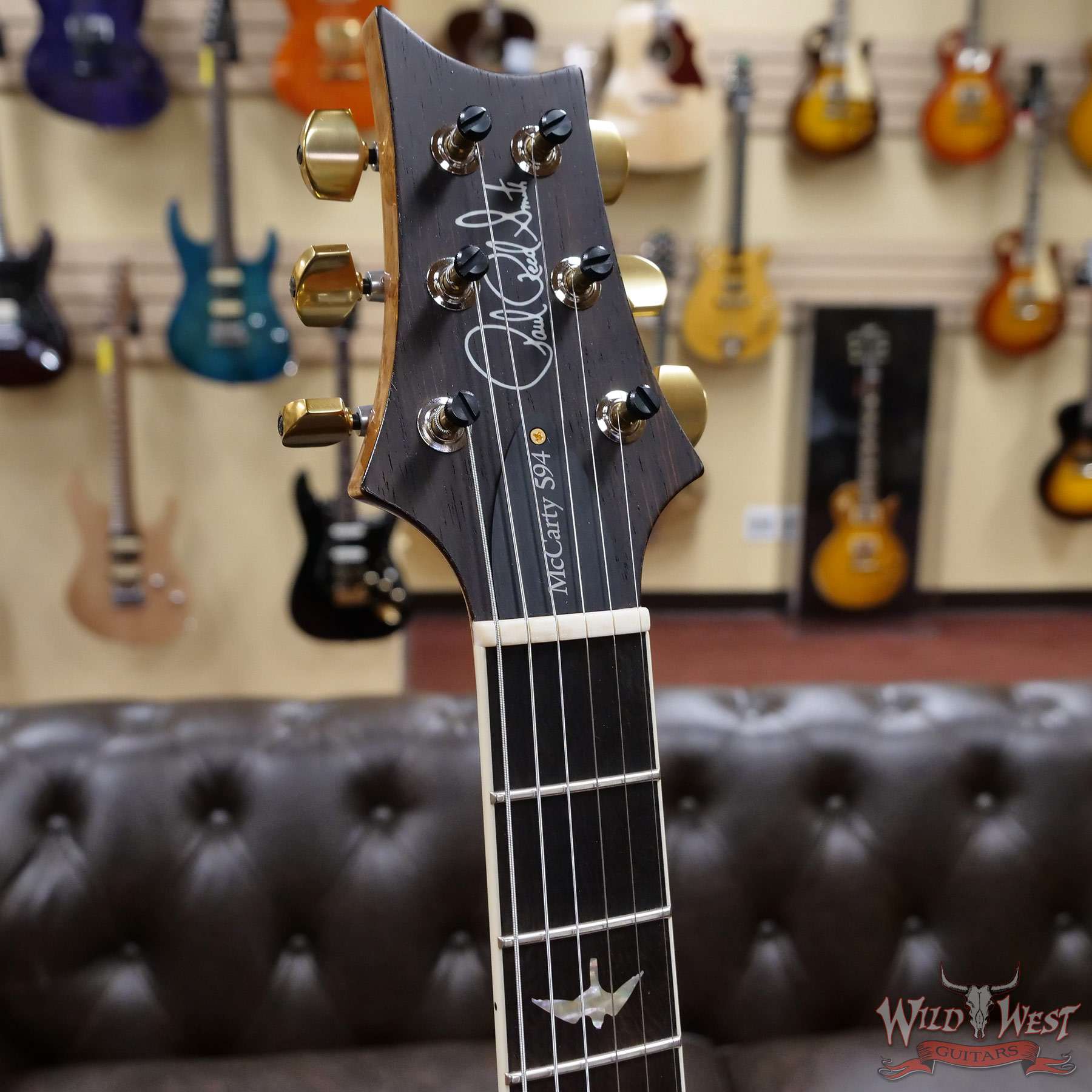 prs-wl-q10-mc594-greyblackfade-310010-hf__wwg.jpg PRS Wood Library Quilt 10 Top McCarty 594 Brazilian Rosewood Fingerboard Grey Black Fade - Image 7