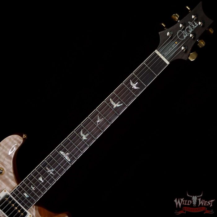 PRS Wood Library Quilt 10 Top McCarty 594 Brazilian Rosewood Fingerboard Grey Black Fade - Image 4