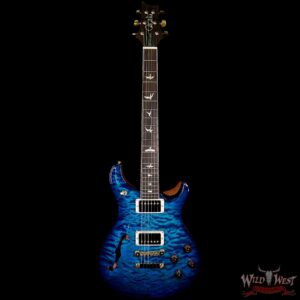 PRS Wood Library Quilt 10 Top McCarty 594 Semi-Hollow Brazilian Rosewood Board Faded Blue Wrap - Image 6