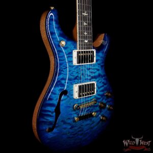 PRS Wood Library Quilt 10 Top McCarty 594 Semi-Hollow Brazilian Rosewood Board Faded Blue Wrap - Image 5
