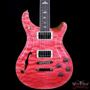 PRS Wood Library Quilt 10 Top McCarty 594 Semi-Hollow Brazilian Rosewood Board Bonnie Pink - Image 3
