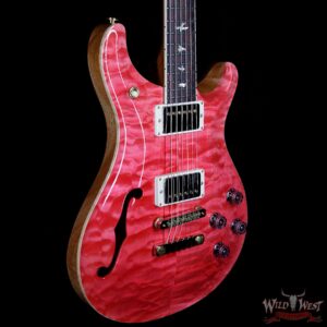 PRS Wood Library Quilt 10 Top McCarty 594 Semi-Hollow Brazilian Rosewood Board Bonnie Pink - Image 5