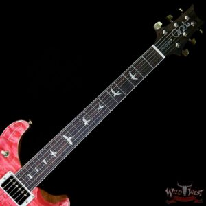 PRS Wood Library Quilt 10 Top McCarty 594 Semi-Hollow Brazilian Rosewood Board Bonnie Pink - Image 8