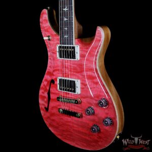 PRS Wood Library Quilt 10 Top McCarty 594 Semi-Hollow Brazilian Rosewood Board Bonnie Pink - Image 2