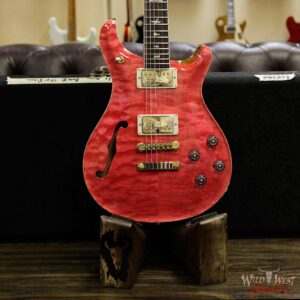 PRS Wood Library Quilt 10 Top McCarty 594 Semi-Hollow Brazilian Rosewood Board Bonnie Pink - Image 10