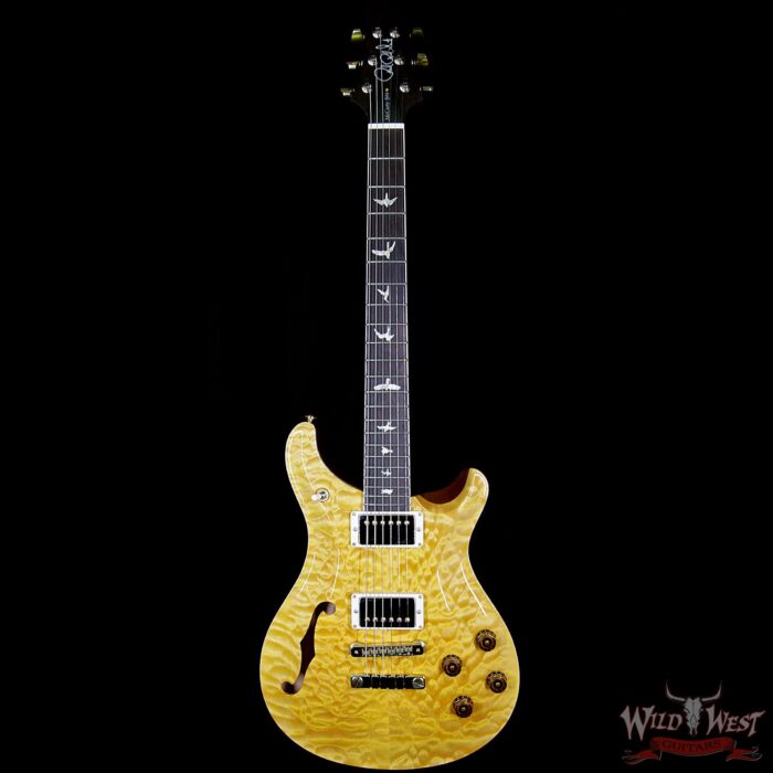 PRS Wood Library Quilt 10 Top McCarty 594 Semi-Hollow Brazilian Rosewood Board Honey - Image 6