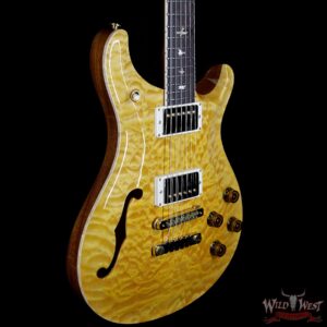 PRS Wood Library Quilt 10 Top McCarty 594 Semi-Hollow Brazilian Rosewood Board Honey - Image 5