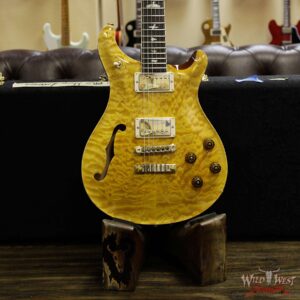 PRS Wood Library Quilt 10 Top McCarty 594 Semi-Hollow Brazilian Rosewood Board Honey - Image 10