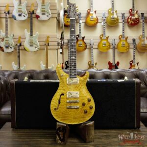 PRS Wood Library Quilt 10 Top McCarty 594 Semi-Hollow Brazilian Rosewood Board Honey - Image 11