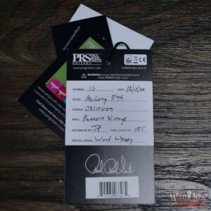 PRS Wood Library Quilt 10 Top McCarty 594 Brazilian Rosewood Fingerboard Violet Blue Burst - Image 11