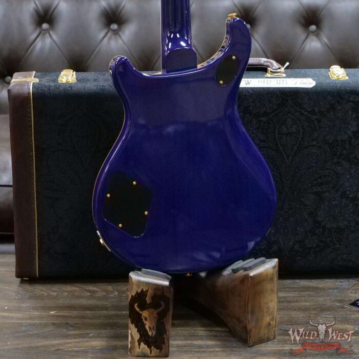 PRS Wood Library Quilt 10 Top McCarty 594 Cocobolo Fingerboard Violet Blue Burst - Image 11