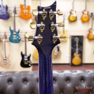 PRS Wood Library Quilt 10 Top McCarty 594 Cocobolo Fingerboard Violet Blue Burst - Image 10