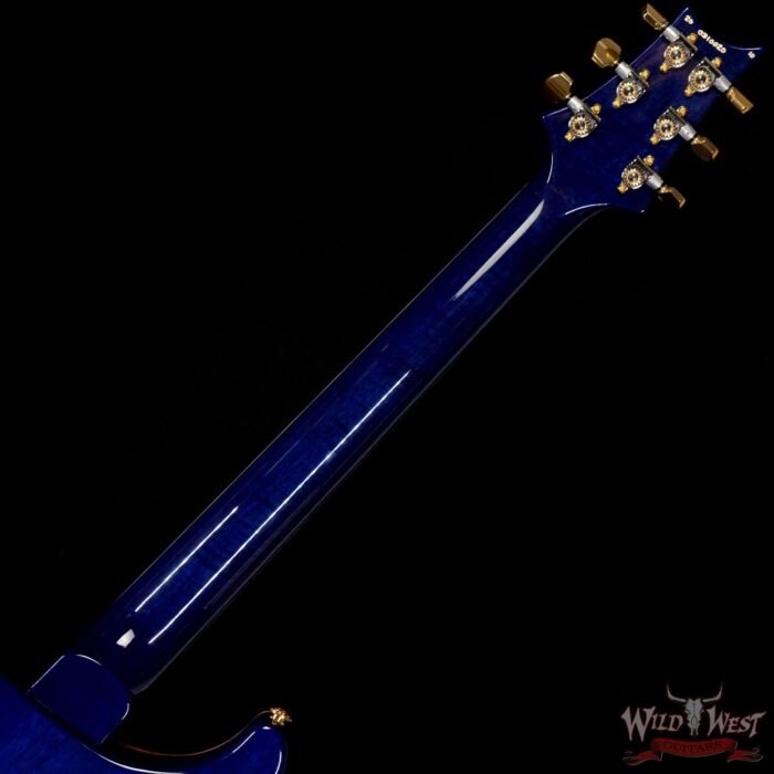 PRS Wood Library Quilt 10 Top McCarty 594 Cocobolo Fingerboard Violet Blue Burst - Image 5