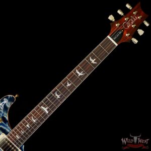 Paul Reed Smith PRS Wood Library 10 Top Quilt Top McCarty 594 Semi-Hollow Brazilian Rosewood Fingerboard Faded Whale Blue - Image 4