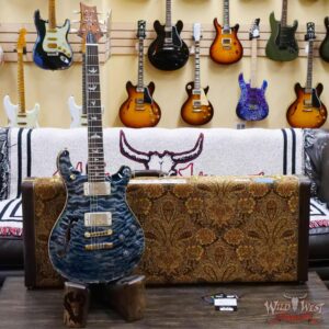 Paul Reed Smith PRS Wood Library 10 Top Quilt Top McCarty 594 Semi-Hollow Brazilian Rosewood Fingerboard Faded Whale Blue - Image 5