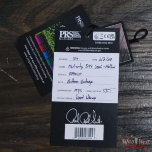 Paul Reed Smith PRS Wood Library 10 Top Quilt Top McCarty 594 Semi-Hollow Brazilian Rosewood Fingerboard Faded Whale Blue - Image 11