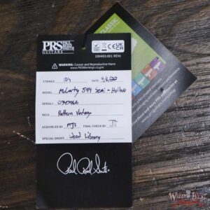 Paul Reed Smith PRS Wood Library 10 Top Quilt Top McCarty 594 Semi-Hollow Brazilian Rosewood Fingerboard Copperhead Cherry Burst - Image 12