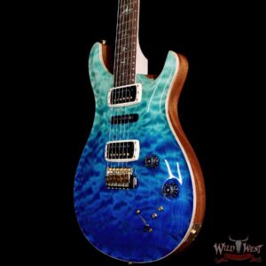 Paul Reed Smith PRS Wood Library 10 Top 1-Piece Quilt Maple Top Modern Eagle V Brazilian Rosewood Fingerboard Blue Fade 8.10 LBS (US Only / No International Shipping) - Image 2