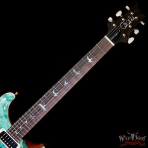 Paul Reed Smith PRS Wood Library 10 Top 1-Piece Quilt Maple Top Modern Eagle V Brazilian Rosewood Fingerboard Blue Fade 8.10 LBS (US Only / No International Shipping) - Image 4