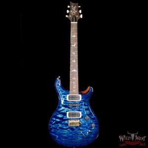 Paul Reed Smith PRS Wood Library 10 Top 1-Piece Quilt Maple Top Modern Eagle V Brazilian Rosewood Fingerboard River Blue Burst 8.40 LBS (US Only / No International Shipping) - Image 3