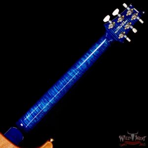 Paul Reed Smith PRS Wood Library 10 Top 1-Piece Quilt Maple Top Modern Eagle V Brazilian Rosewood Fingerboard River Blue Burst 8.40 LBS (US Only / No International Shipping) - Image 5