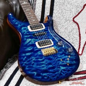 Paul Reed Smith PRS Wood Library 10 Top 1-Piece Quilt Maple Top Modern Eagle V Brazilian Rosewood Fingerboard River Blue Burst 8.40 LBS (US Only / No International Shipping) - Image 8