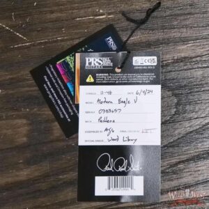 Paul Reed Smith PRS Wood Library 10 Top 1-Piece Quilt Maple Top Modern Eagle V Brazilian Rosewood Fingerboard River Blue Burst 8.40 LBS (US Only / No International Shipping) - Image 12