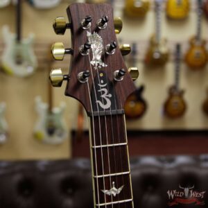 PRS Wood Library Santana Retro Quilt 10 Top Cocobolo Fingerboard River Blue Wrap Burst - Image 10