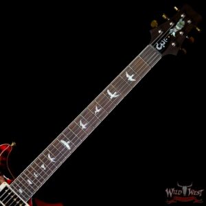 Paul Reed Smith PRS Wood Library 10 Top Quilt Maple Santana Retro Brazilian Rosewood Board Charcoal Cherry Burst - Image 4