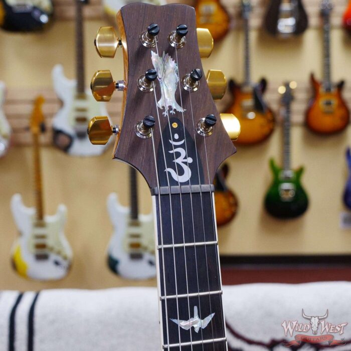 Paul Reed Smith PRS Wood Library 10 Top Santana Retro 1-Piece Quilt Maple Top Brazilian Rosewood Eriza Verde - Image 7