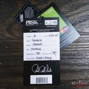 Paul Reed Smith PRS Wood Library 10 Top Santana Retro 1-Piece Quilt Maple Top Brazilian Rosewood Eriza Verde - Image 12