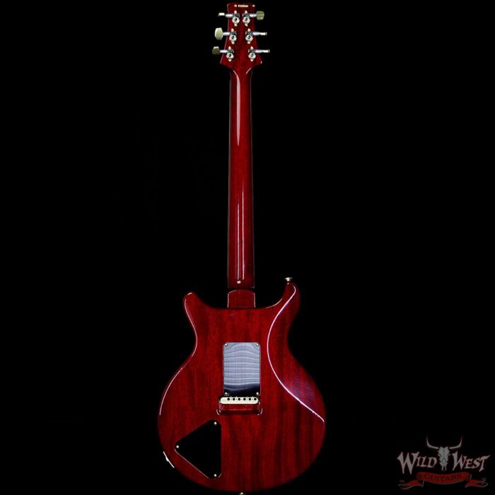 PRS Wood Library Quilt 10 Top Santana Retro Flame Mahogany Neck Cocobolo Board Charcoal Cherry Burst - Image 6