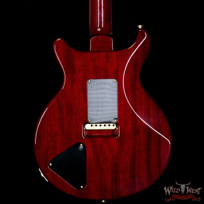 PRS Wood Library Quilt 10 Top Santana Retro Flame Mahogany Neck Cocobolo Board Charcoal Cherry Burst - Image 7