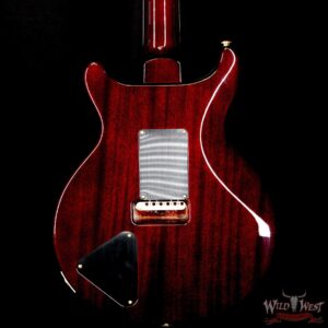 PRS Wood Library Quilt 10 Top Santana Retro Flame Mahogany Neck Brazilian Rosewood Board Orange Tiger - Image 4