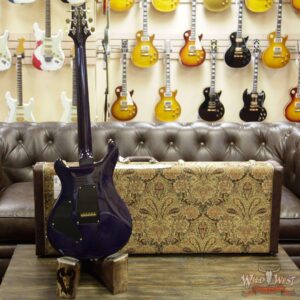 PRS Wood Library Artist Package Quilt Top Custom 24 Piezo P24 Brazilian Rosewood Board Bonnie Pink Blue Burst - Image 9
