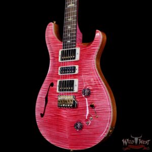 Paul Reed Smith PRS Wood Library 10 Top Special 22 Semi-Hollow Flame Maple Neck Brazilian Rosewood Fingerboard Bonnie Pink 7.00 LBS (US Only / No International Shipping) - Image 2