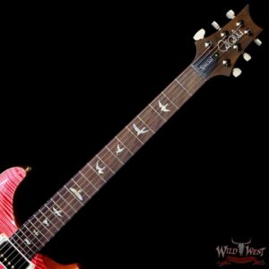 Paul Reed Smith PRS Wood Library 10 Top Special 22 Semi-Hollow Flame Maple Neck Brazilian Rosewood Fingerboard Bonnie Pink 7.00 LBS (US Only / No International Shipping) - Image 4