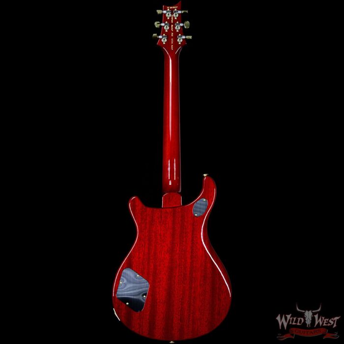 PRS Wood Library Artist Package Mc 594 1-Piece Quilt Top Brazilian Rosewood Charcoal Cherry Burst - Image 6