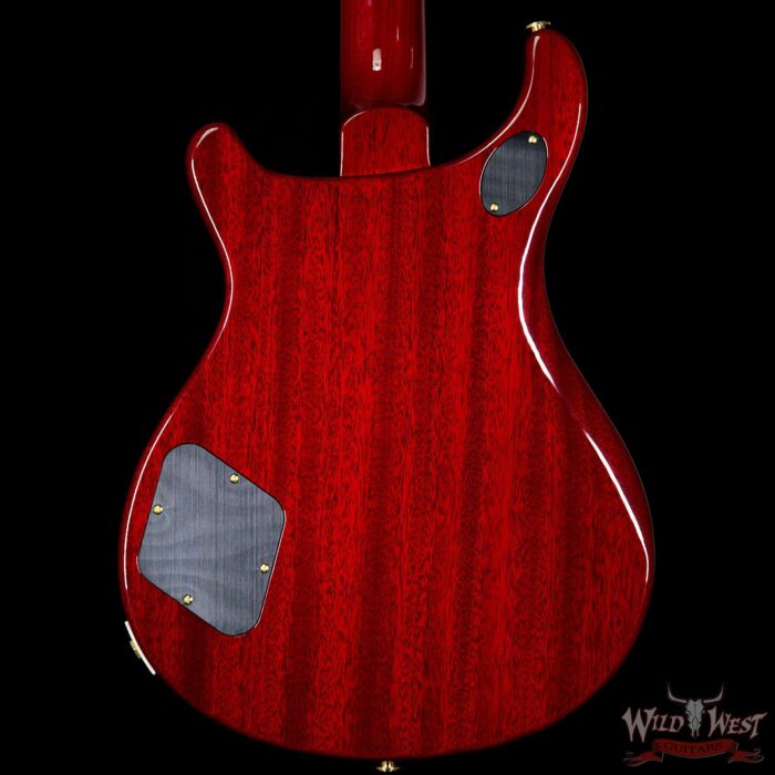 PRS Wood Library Artist Package Mc 594 1-Piece Quilt Top Brazilian Rosewood Charcoal Cherry Burst - Image 7