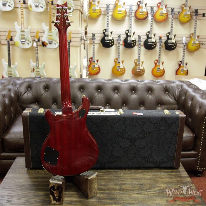 PRS Wood Library Artist Package Mc 594 1-Piece Quilt Top Brazilian Rosewood Charcoal Cherry Burst - Image 14