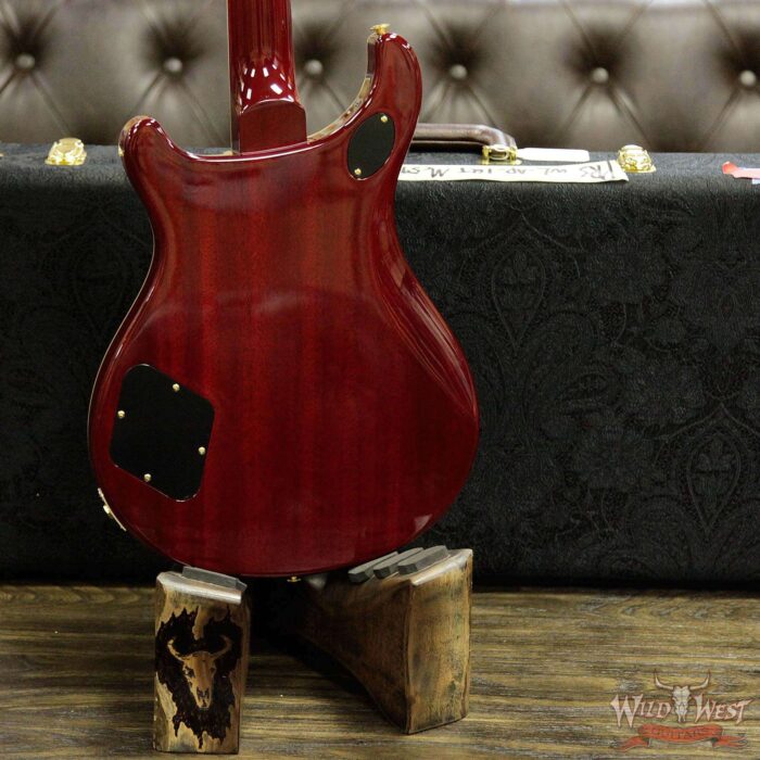PRS Wood Library Artist Package Mc 594 1-Piece Quilt Top Brazilian Rosewood Charcoal Cherry Burst - Image 15