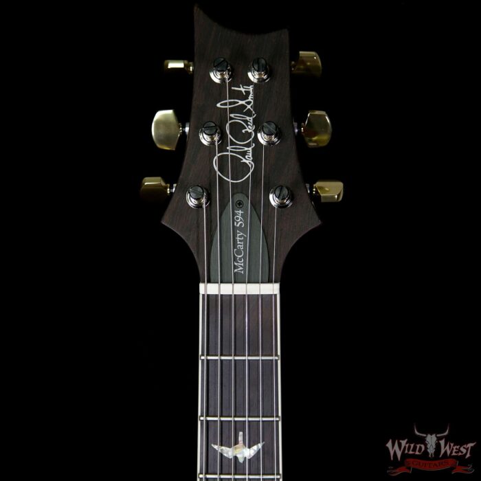 PRS Wood Library Artist Package Mc 594 1-Piece Quilt Top Brazilian Rosewood Charcoal Cherry Burst - Image 8
